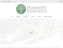 Tablet Screenshot of growwithharmony.com